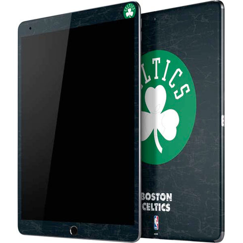 NBA Boston Celtics Black Secondary Logo iPad Skins